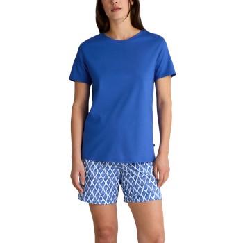 Calida Shell Nights Short pyjamas Blå bomull Small Dam | apparel & accessories - clothing - sleepwear & loungewear - pajamas | ModeLejon