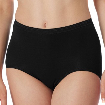 Schiesser Trosor Luxury Maxi Svart bomull 4XL Dam | apparel & accessories - clothing - underwear & socks - lingerie | ModeLejon