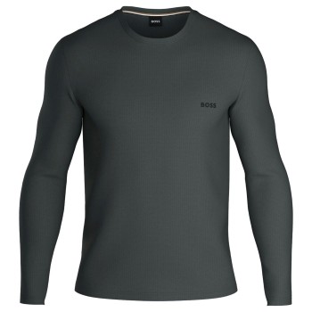 BOSS Waffle Sweatshirt Mörkgrön Medium Herr | apparel & accessories - clothing - sleepwear & loungewear | ModeLejon