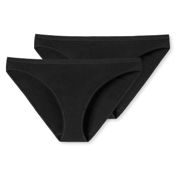 Schiesser Trosor 2P 95-5 Organic Cotton Mini Briefs Svart bomull 3XL Dam | apparel & accessories - clothing - underwear & socks - lingerie | ModeLejon