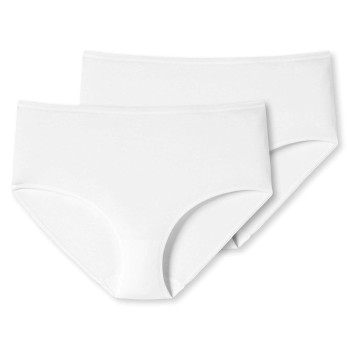 Schiesser Trosor 2P 95-5 Organic Cotton Midi Briefs Vit bomull Medium Dam | apparel & accessories - clothing - underwear & socks - lingerie | ModeLejon