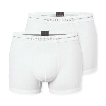 Schiesser Kalsonger 2P Cotton Flex Trunks Vit bomull 3XL Herr | apparel & accessories - clothing - underwear & socks - underwear | ModeLejon