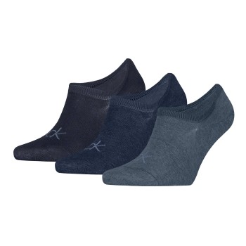 Calvin Klein Strumpor 3P Footie Men Socks High Cut Marin/Blå Strl 39/42 Herr | apparel & accessories - clothing - underwear & socks - socks | ModeLejon