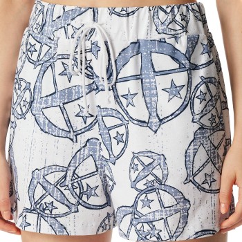 Schiesser Mix and Relax Women Shorts Vit Mönster bomull Medium Dam | apparel & accessories - clothing - sleepwear & loungewear | ModeLejon