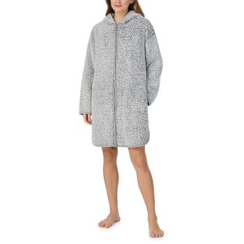 DKNY Chill In Style Hooded Zipe Robe