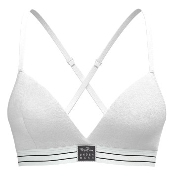 Björn Borg BH Original Triangle Bra Vit bomull X-Small Dam | apparel & accessories - clothing - underwear & socks - bras | ModeLejon