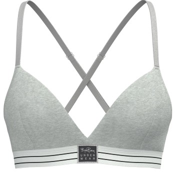 Björn Borg BH Original Triangle Bra Grå bomull X-Small Dam | apparel & accessories - clothing - underwear & socks - bras | ModeLejon
