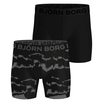 Björn Borg Kalsonger 2P Sports Lightweight Boxers Svart/Grå polyester X-Large Herr | apparel & accessories - clothing - underwear & socks - underwear | ModeLejon