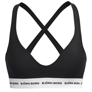 Björn Borg BH Logo Bralette Svart bomull Medium Dam | apparel & accessories - clothing - underwear & socks - bras | ModeLejon