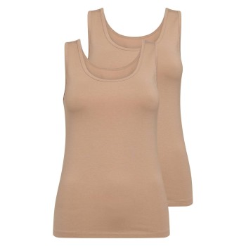 Decoy 2P Wide Strap Bamboo Top Beige XX-Large Dam | apparel & accessories - clothing - shirts & tops | ModeLejon