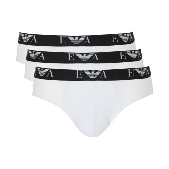 3-Pack Armani Stretch Jersey Briefs With Logo