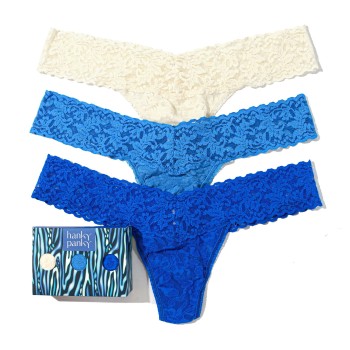 3-Pack Hanky Panky Low Rise Lace Thong  D2