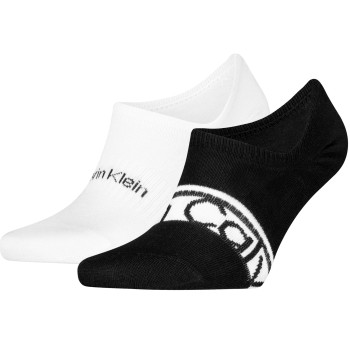 Calvin Klein Strumpor 2P Cotton Logo Stripe Footie Socks Svart One Size Herr | apparel & accessories - clothing - underwear & socks - socks | ModeLejon