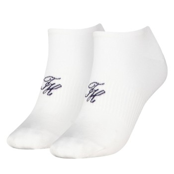 2-Pack Tommy Hilfiger Cotton Blend Logo Sneaker Socks