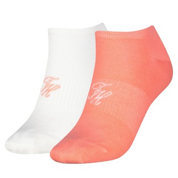 2-Pack Tommy Hilfiger Cotton Blend Logo Sneaker Socks