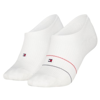 2-Pack Tommy Hilfiger Cotton Blend Logo Footie Socks