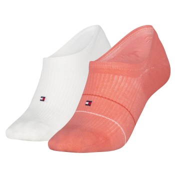 2-Pack Tommy Hilfiger Cotton Blend Logo Footie Socks