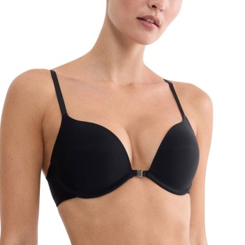 Triumph BH Pure Micro Push Up Bra With Front Closure Svart A 90 Dam | apparel & accessories - clothing - underwear & socks - bras | ModeLejon