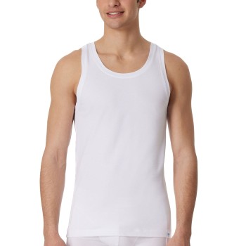 Schiesser Long Life Cotton Undershirt Vit bomull XX-Large Herr | apparel & accessories - clothing - shirts & tops | ModeLejon