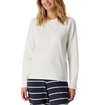 Schiesser Mix and Relax Cotton Longsleeved Shirt Benvit bomull 46 Dam | apparel & accessories - clothing - sleepwear & loungewear - loungewear | ModeLejon