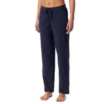 Schiesser Mix and Relax Long Cotton Pants Mörkblå bomull 34 Dam | apparel & accessories - clothing - sleepwear & loungewear | ModeLejon