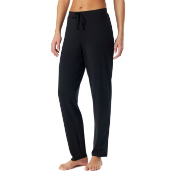 Schiesser Women Mix and Relax Straight Pants Svart modal 34 Dam | apparel & accessories - clothing - sleepwear & loungewear | ModeLejon