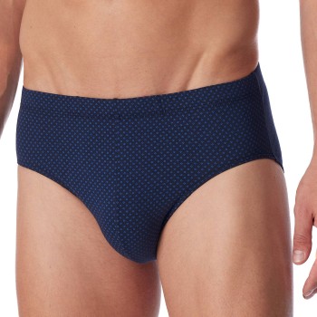 Schiesser Kalsonger Cotton Casuals Mini Brief Mörkblå ekologisk bomull 4XL Herr | apparel & accessories - clothing - underwear & socks - underwear | ModeLejon
