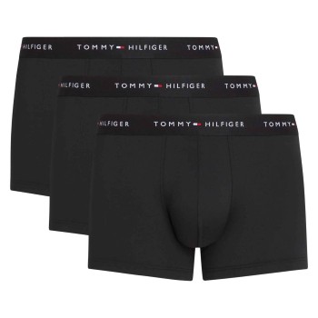 Tommy Hilfiger Signature mikrofiber trunks 3-pack i svart