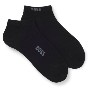 2-Pack BOSS Logo Bamboo Ankle Socks