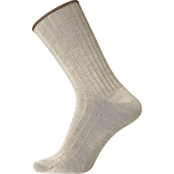 Läs mer om Egtved Strumpor Wool No Elastic Rib Socks Beige Strl 40/45