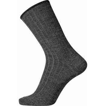 Läs mer om Egtved Strumpor Wool No Elastic Rib Socks Mörkgrå Strl 36/41