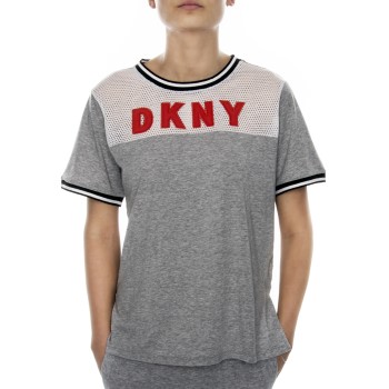 Läs mer om DKNY Spell It Out SS Tee Grå Small Dam