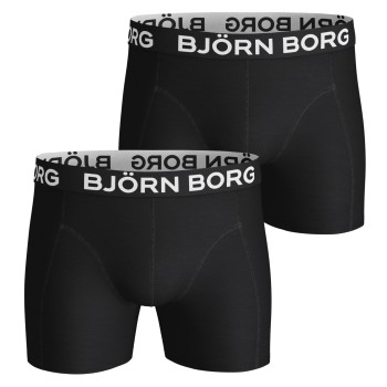 Läs mer om Björn Borg Kalsonger 2P Core Branch Shorts 1215 Svart BCI bomull Large Herr