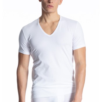 Läs mer om Calida Cotton Code V-Shirt Vit bomull XX-Large Herr