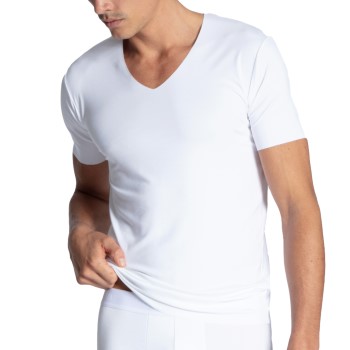 Calida Clean Line T-shirt Vit micro modal Large Herr