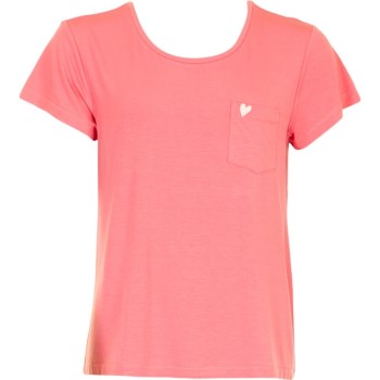 Läs mer om Missya Softness Modal T-shirt Rosa modal Medium Dam