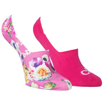Läs mer om Calvin Klein Strumpor 2P Abby Floral Print Sneaker Socks Rosa Strl 37/41 Dam