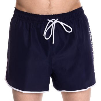 Calvin Klein Badbyxor Core Solid Recycled Short Swim Shorts Marin polyester Large Herr