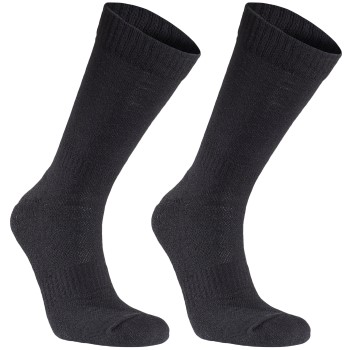 Läs mer om Seger Strumpor 2P Basic Wool Sock Svart Strl 35/38