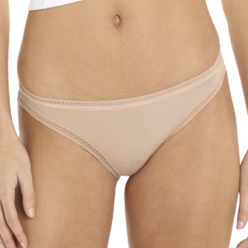 Calvin Klein Trosor Bottoms Up Refresh Bikini Beige polyamid X-Small Dam