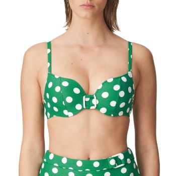 Läs mer om Marie Jo Rosalie Heart Shape Padded Bikini Top Grön E 75 Dam