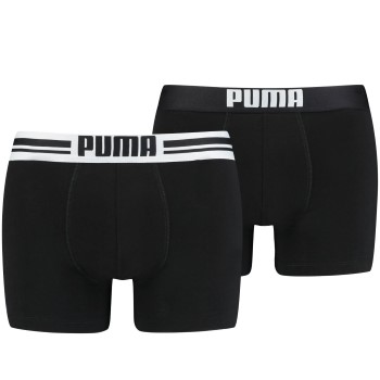 Läs mer om Puma Kalsonger 2P Everyday Placed Logo Boxer Svart bomull Medium Herr