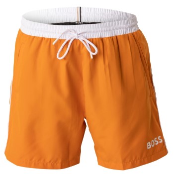 Läs mer om BOSS Starfish Swim Shorts Badbyxor Orange polyester X-Large Herr