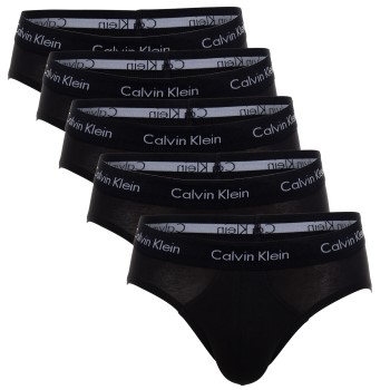 Läs mer om Calvin Klein Kalsonger 5P Cotton Stretch Brief Svart bomull Large Herr