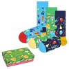 3-Pack Happy Socks Birthday Gift Box Socks