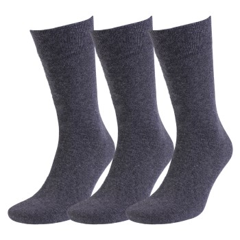 Läs mer om Amanda Christensen Strumpor 3P True Ankle Soft Top Sock Antracit Strl 39/42 Herr