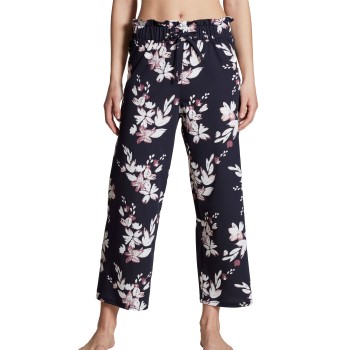 Calida Favourites Dreams Ankle Pants Blå Mönstrad bomull X-Small Dam