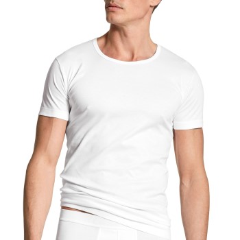 Läs mer om Calida Authentic Cotton Crew Neck T-shirt Vit bomull XX-Large Herr