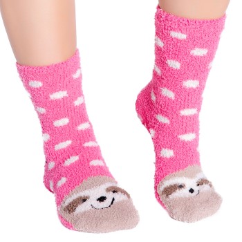 Läs mer om PJ Salvage Strumpor Animal Fun Socks Rosa Mönstrad polyester One Size