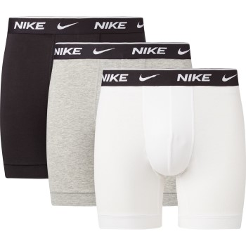 Nike Kalsonger 3P Everyday Essentials Cotton Stretch Boxer Svart/Grå bomull Small Herr